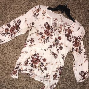 Half sleeve floral shirt